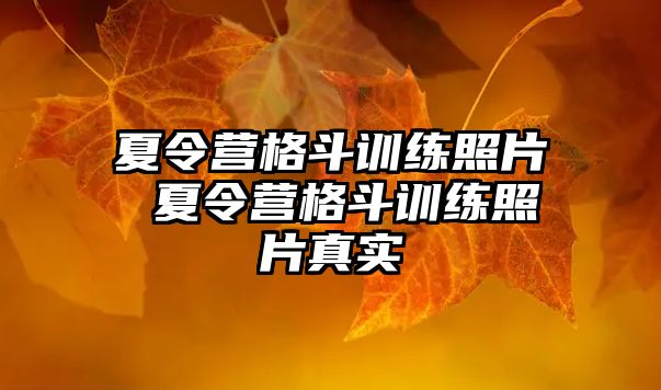 夏令營格斗訓(xùn)練照片 夏令營格斗訓(xùn)練照片真實