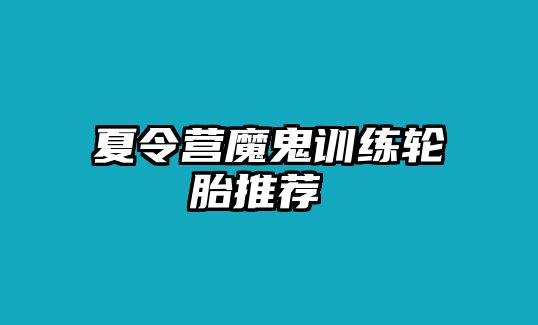 夏令營(yíng)魔鬼訓(xùn)練輪胎推薦 