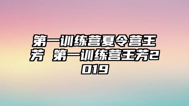 第一訓(xùn)練營(yíng)夏令營(yíng)王芳 第一訓(xùn)練營(yíng)王芳2019